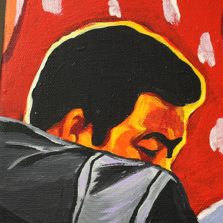 Original Expressionism People Painting by Egor Pechorin