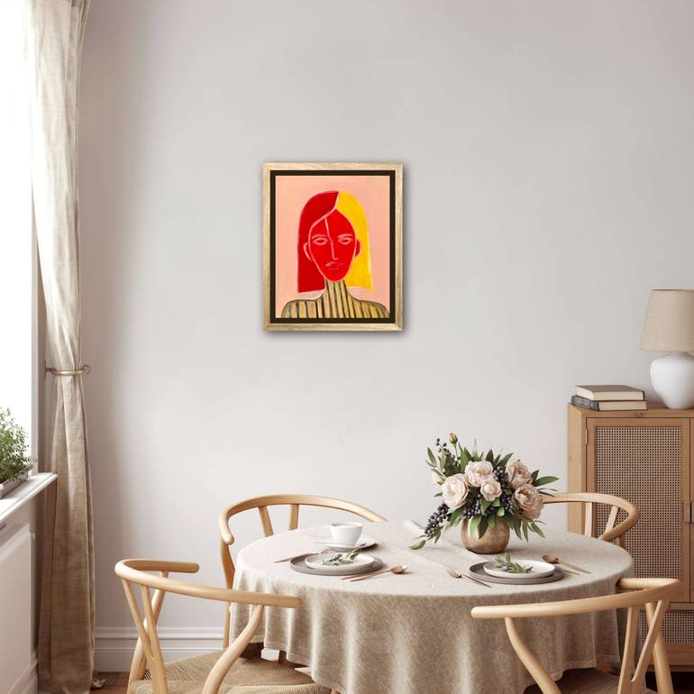 Original Art Deco Abstract Painting by Tatiana Dulac