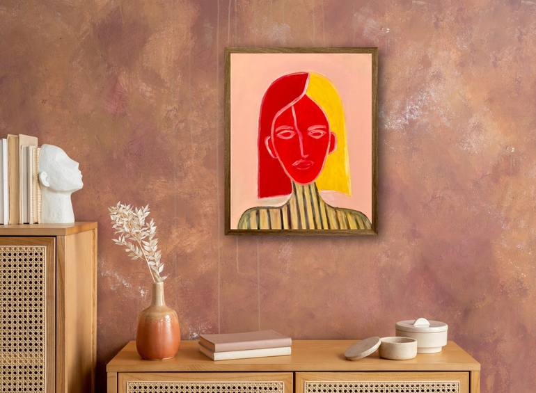 Original Art Deco Abstract Painting by Tatiana Dulac