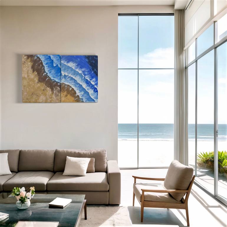 Original Art Deco Abstract Painting by Tatiana Dulac