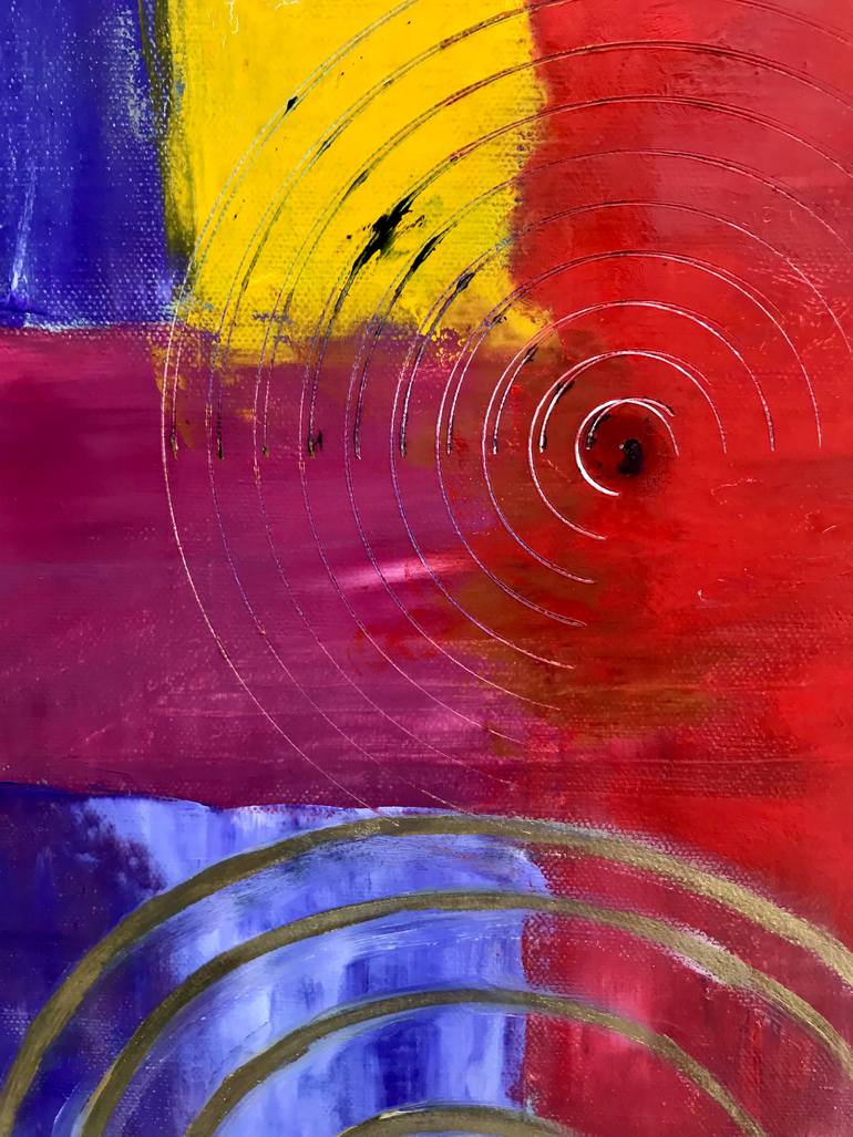 Original Modernism Abstract Painting by Tatiana Dulac