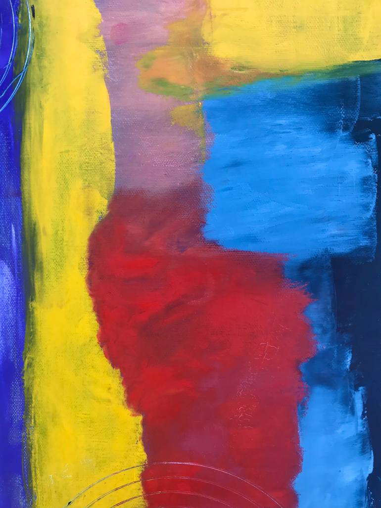 Original Modernism Abstract Painting by Tatiana Dulac