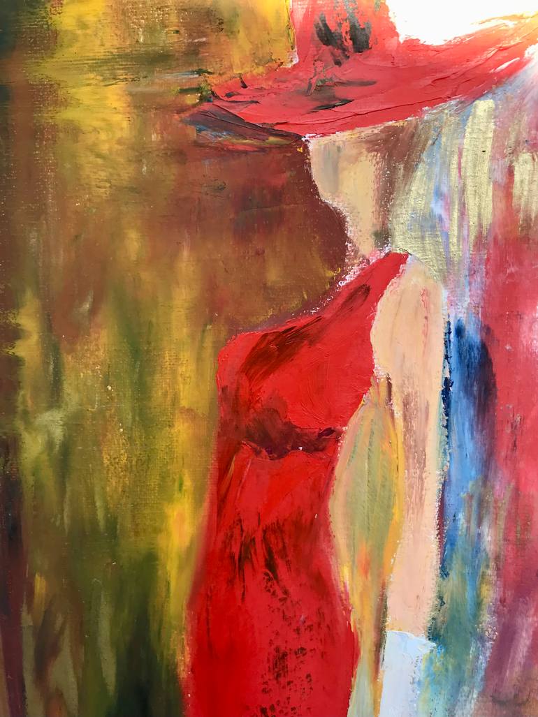 Original Abstract Expressionism Women Painting by Tatiana Dulac