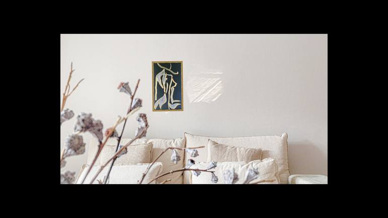 Original Abstract Women Painting by Tatiana Dulac