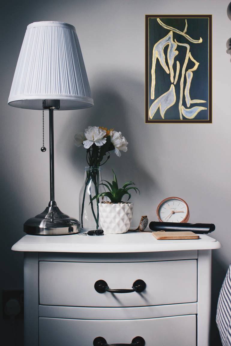 Original Abstract Women Painting by Tatiana Dulac