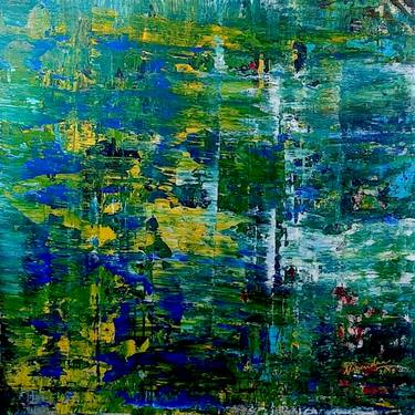 Original Abstract Expressionism Abstract Paintings by Virendra Kumar