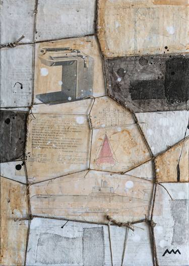 Original Abstract Collage by Matteo Cecchinato