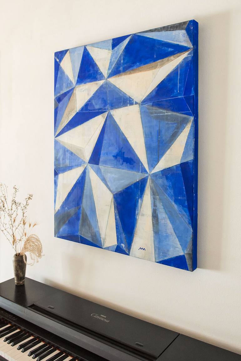 Original Abstract Painting by Matteo Cecchinato