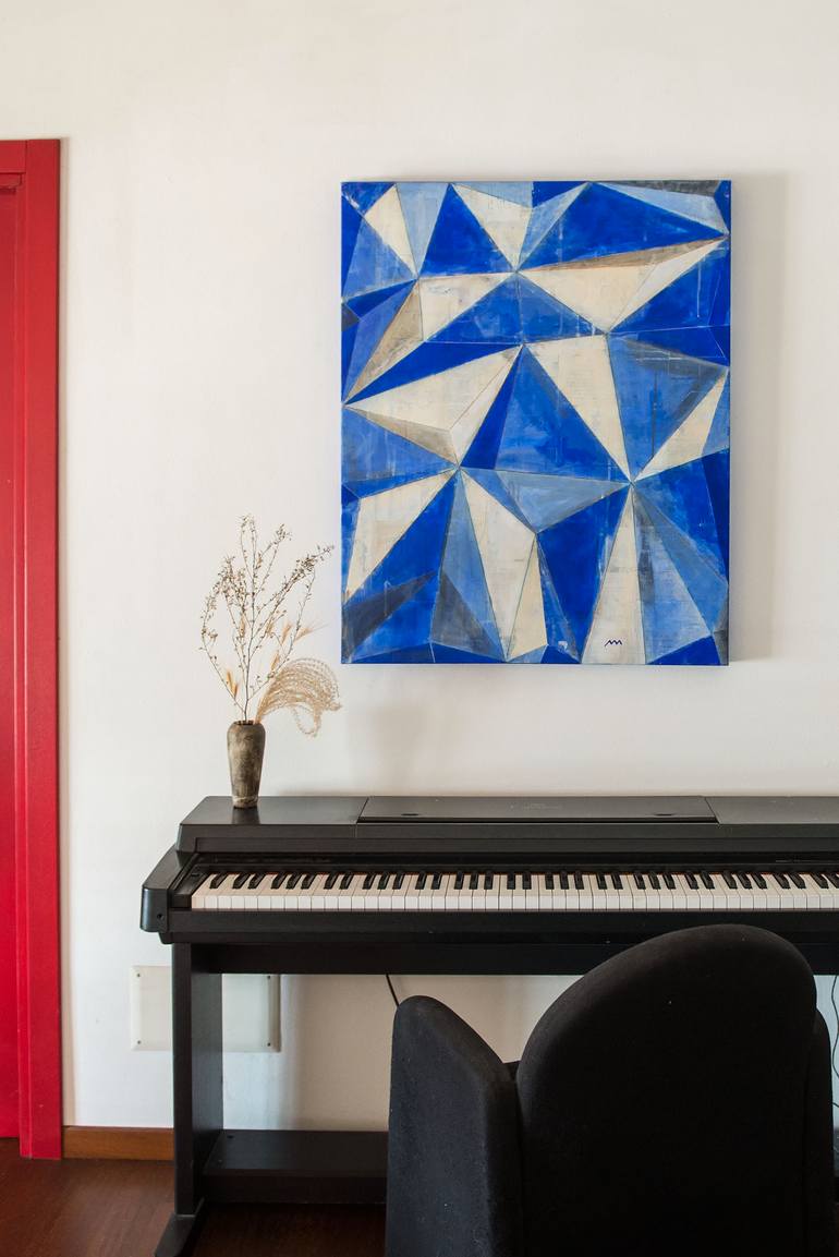 Original Abstract Painting by Matteo Cecchinato
