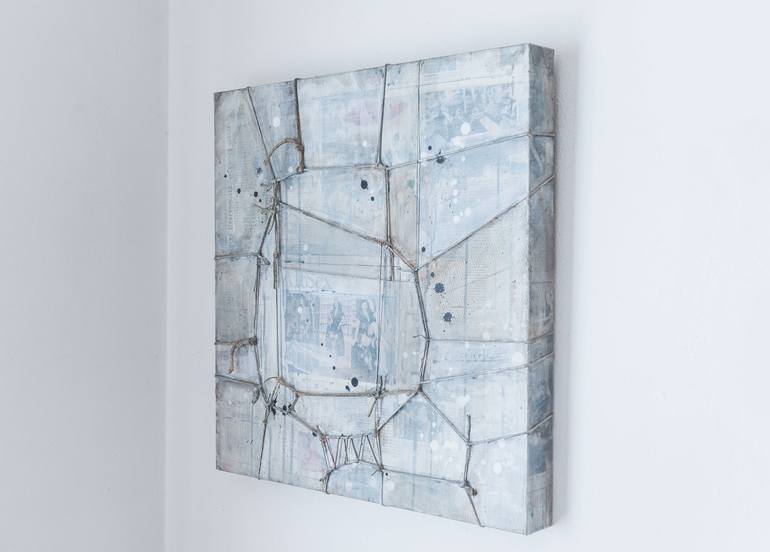 Original Abstract Collage by Matteo Cecchinato