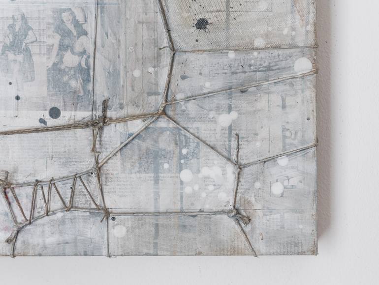 Original Abstract Collage by Matteo Cecchinato