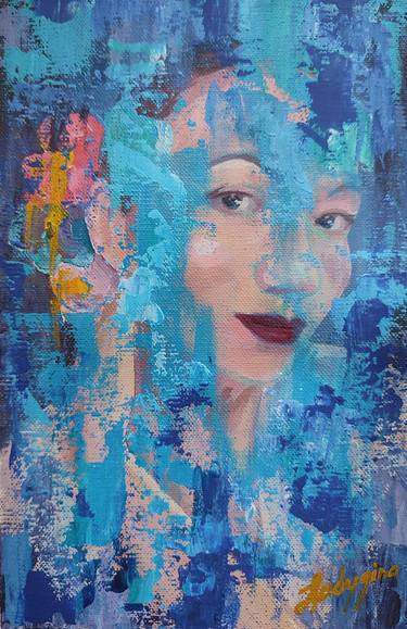 Print of Abstract Expressionism Portrait Paintings by Alexandra Ladygina