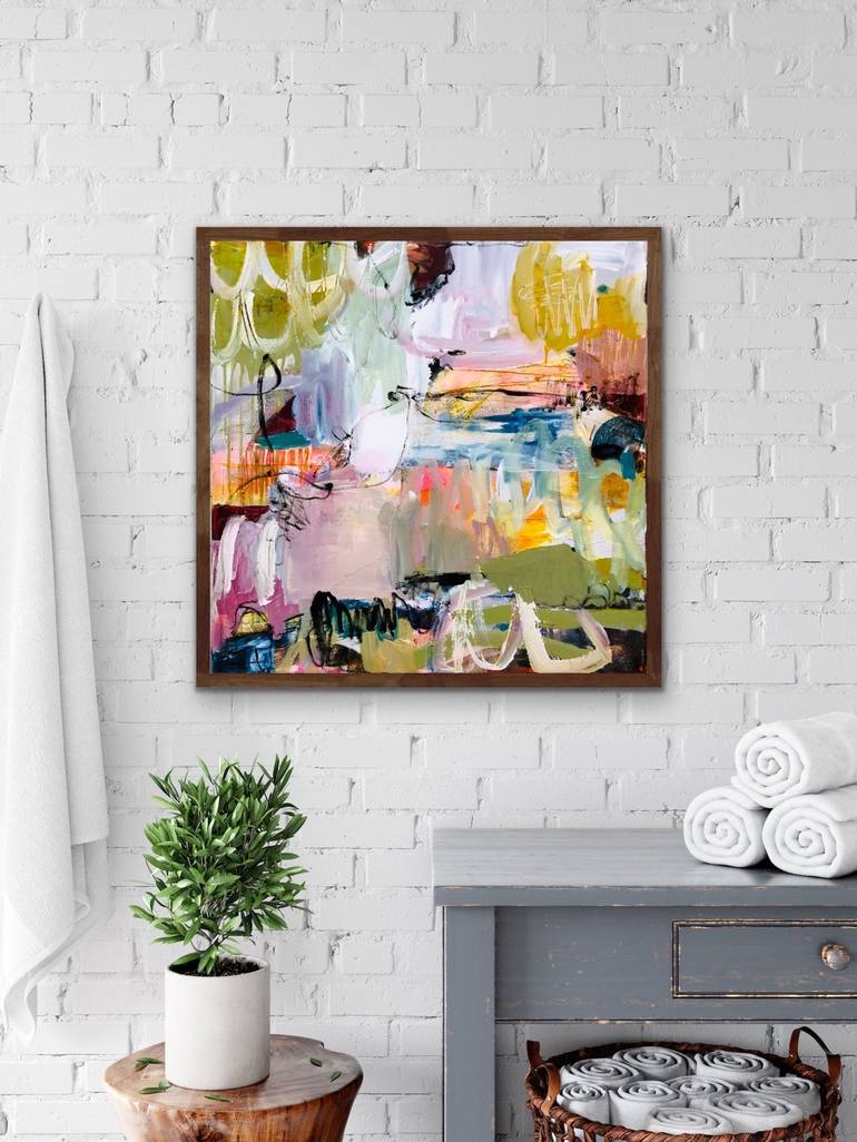 Original Abstract Painting by Lynette Reed