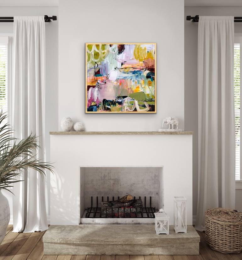 Original Abstract Painting by Lynette Reed