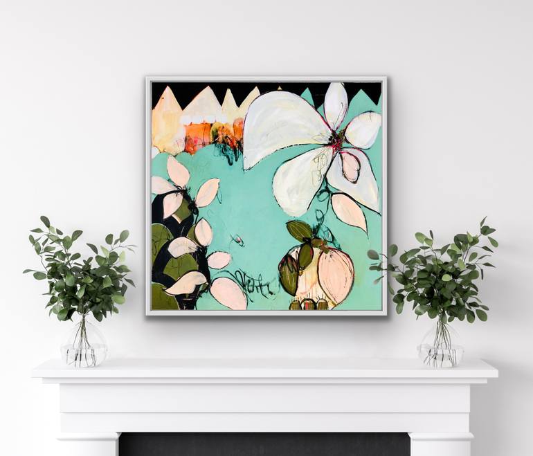 Original Abstract Expressionism Abstract Painting by Lynette Reed