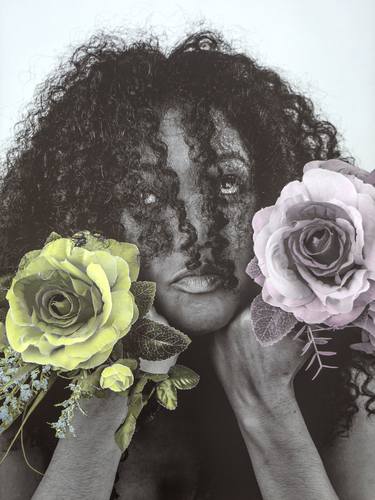 Print of Portraiture Floral Mixed Media by Reinaldo Hingel