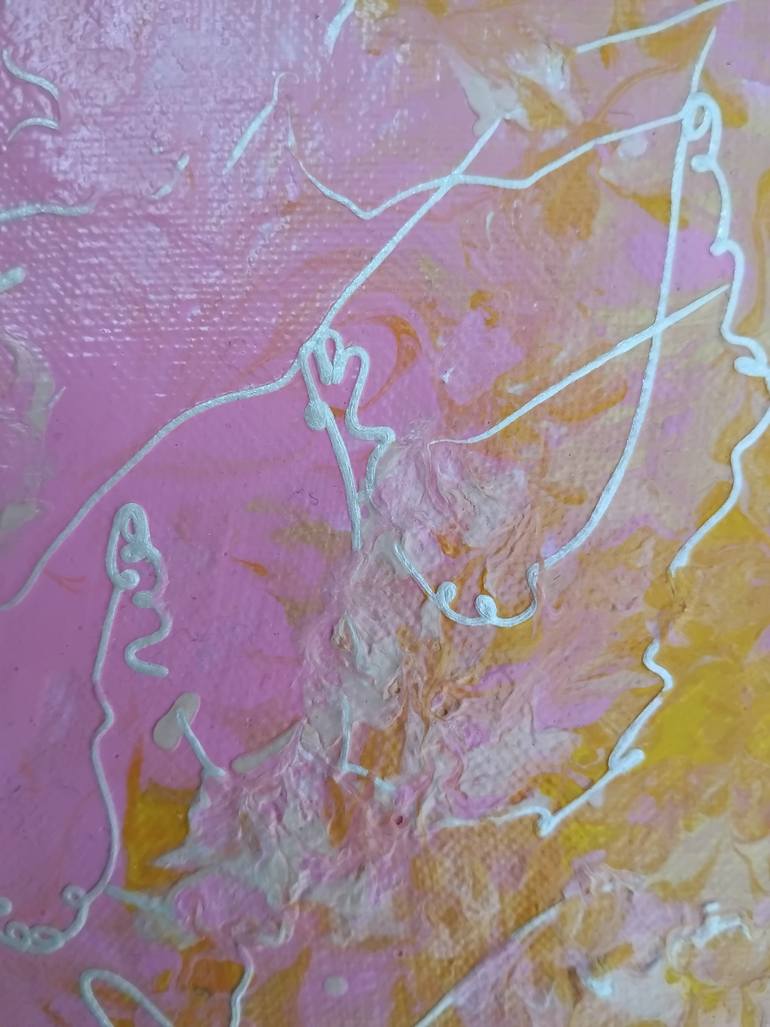 Original Artificial Intelligence Abstract Painting by Anna Pul