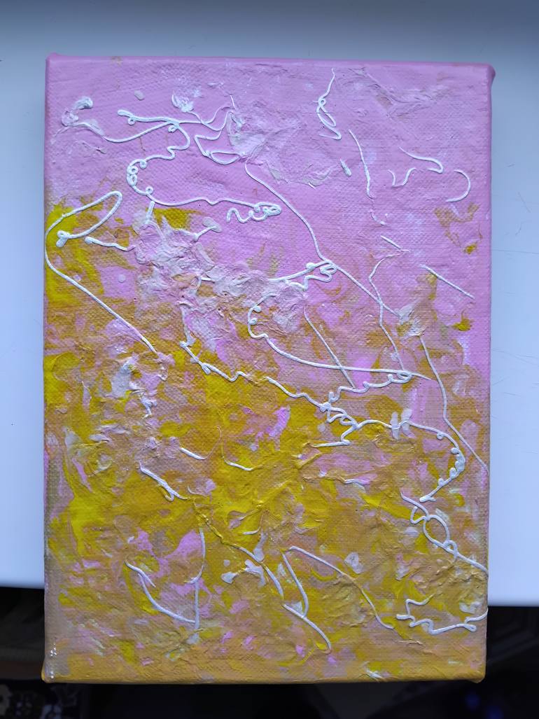 Original Artificial Intelligence Abstract Painting by Anna Pul