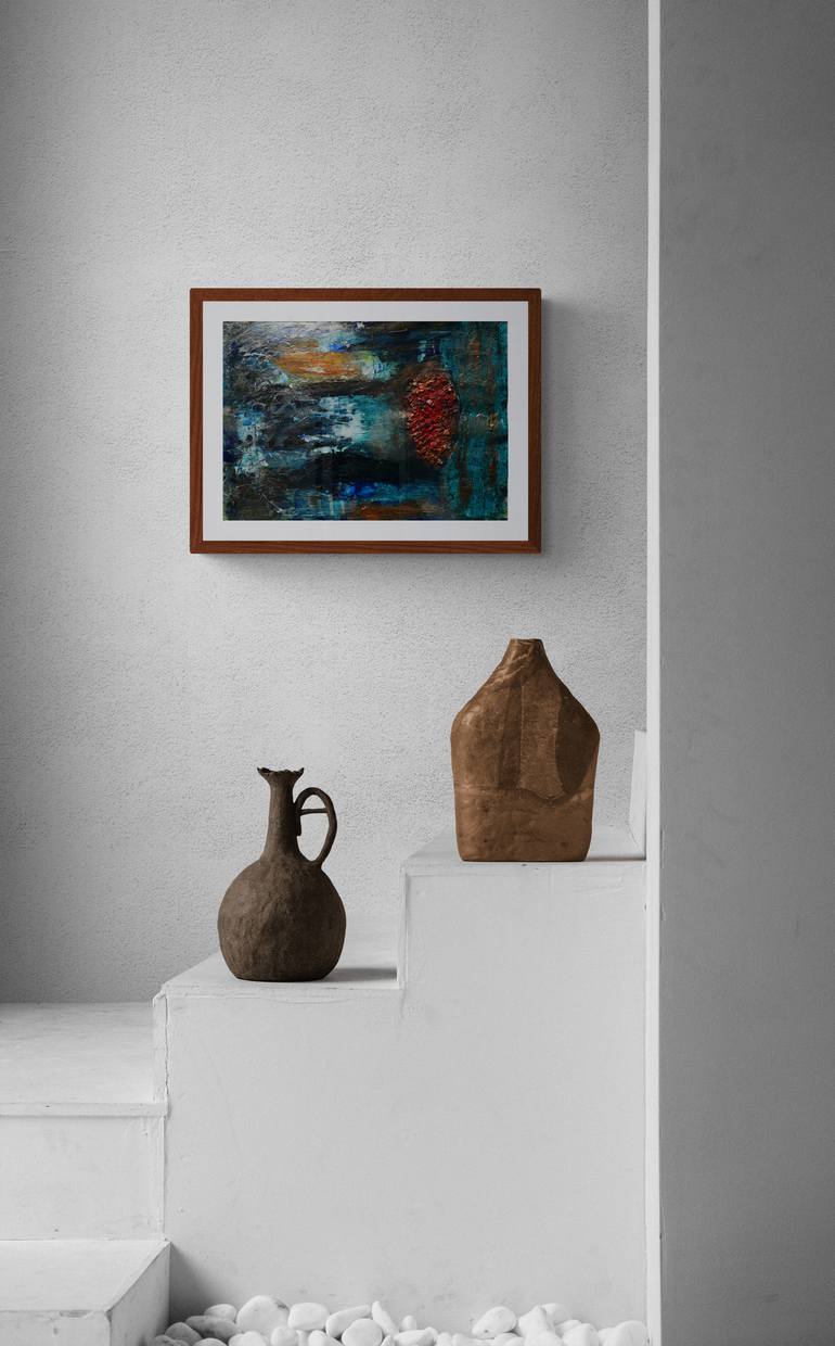 Original Abstract Mixed Media by Deidre Elam-Rye