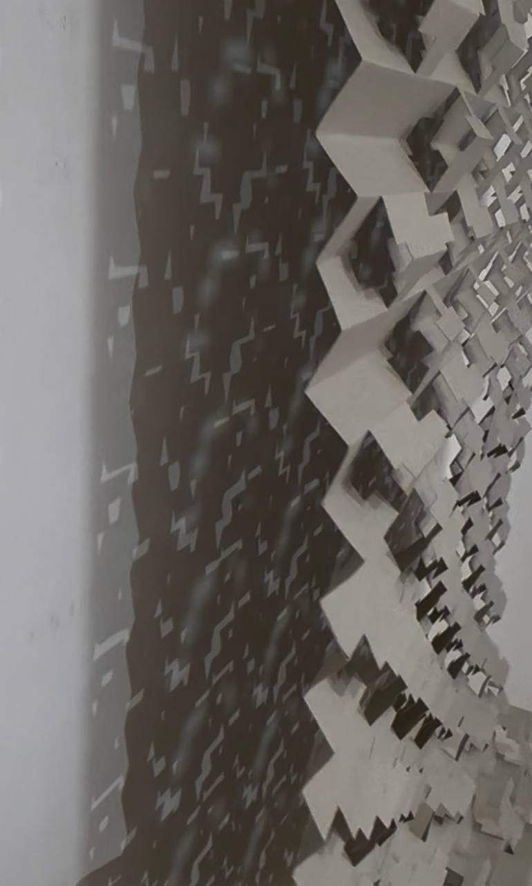 Original Abstract Cities Sculpture by Maria Teresa Arteaga Botero