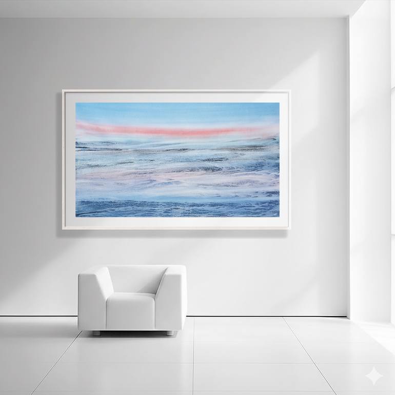 Original Abstract Seascape Painting by Kalon Celeste