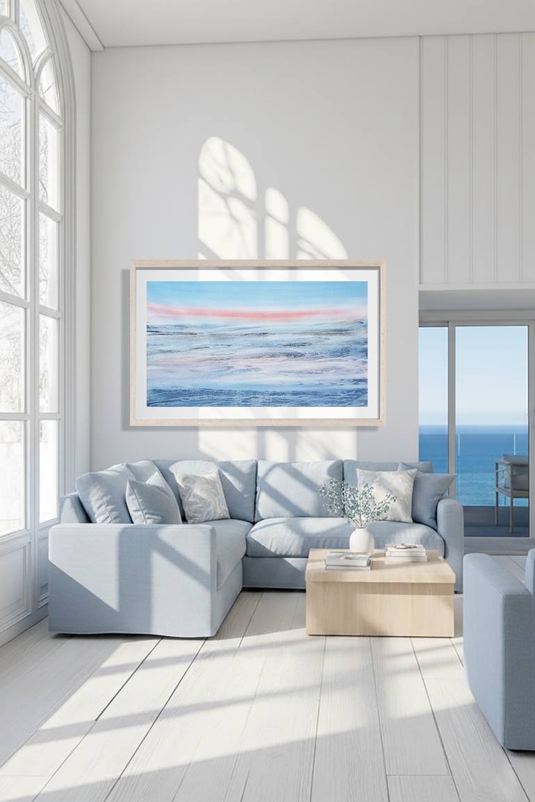 Original Abstract Seascape Painting by Kalon Celeste