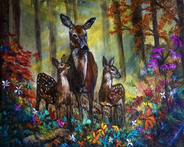 Original Expressionism Animal Paintings by Michael Hartstein