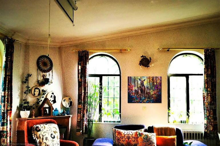 Original Expressionism Animal Painting by Michael Hartstein