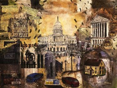 Original Politics Paintings by Michael Hartstein