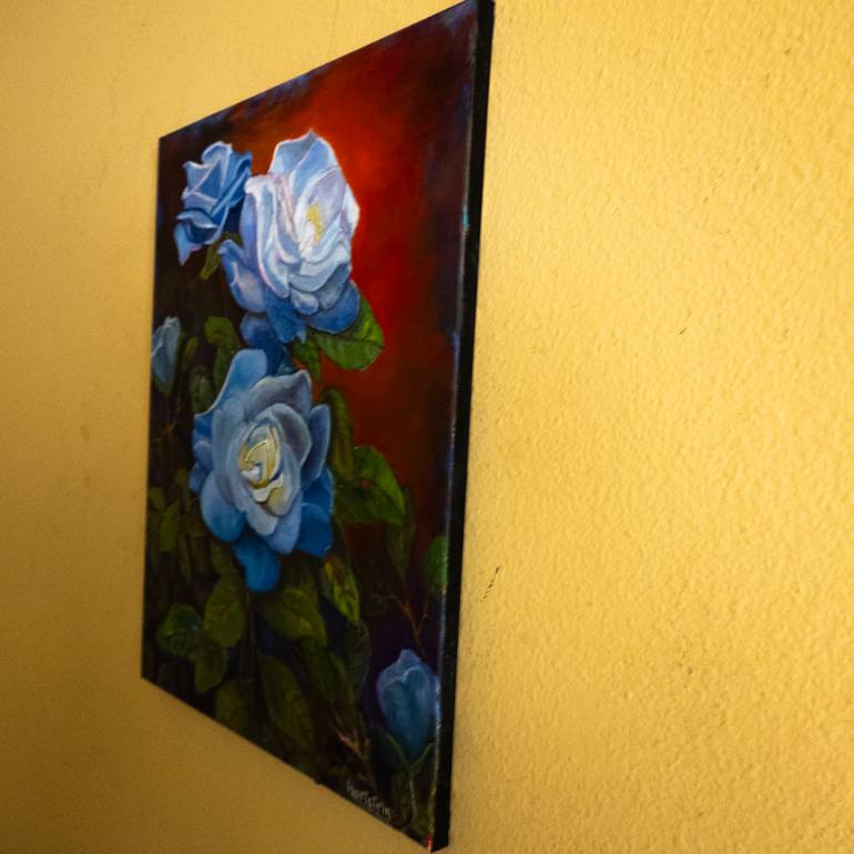 Original Impressionism Floral Painting by Michael Hartstein