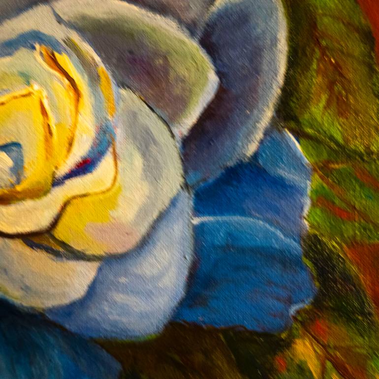 Original Impressionism Floral Painting by Michael Hartstein