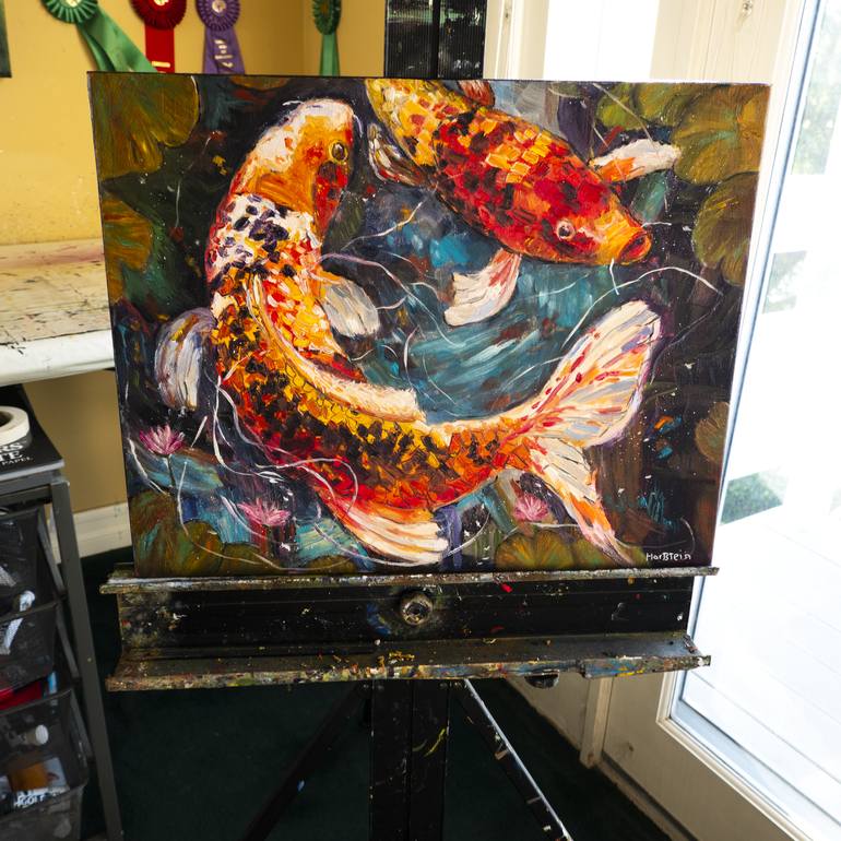 Original Impressionism Nature Painting by Michael Hartstein