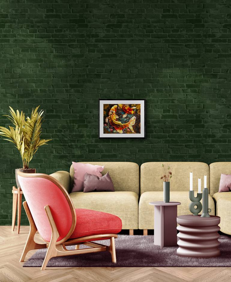 Original Impressionism Nature Painting by Michael Hartstein