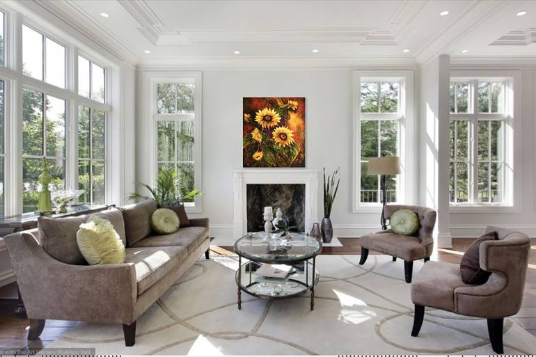 Original Impressionism Botanic Painting by Michael Hartstein