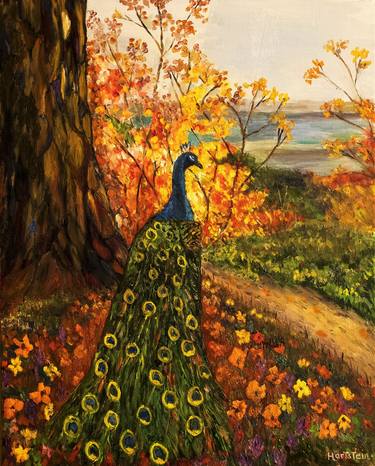 Original Impressionism Nature Painting by Michael Hartstein