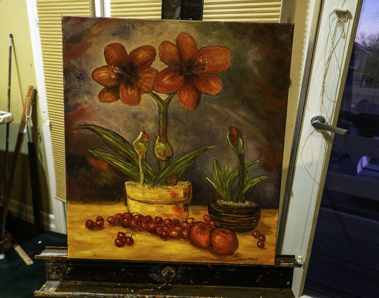 Original Impressionism Still Life Painting by Michael Hartstein