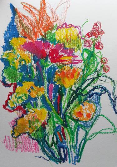 Original Floral Drawings by Iryna Kindritska