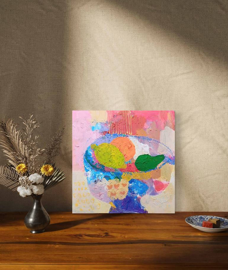 Original Abstract Still Life Painting by Iryna Kindritska