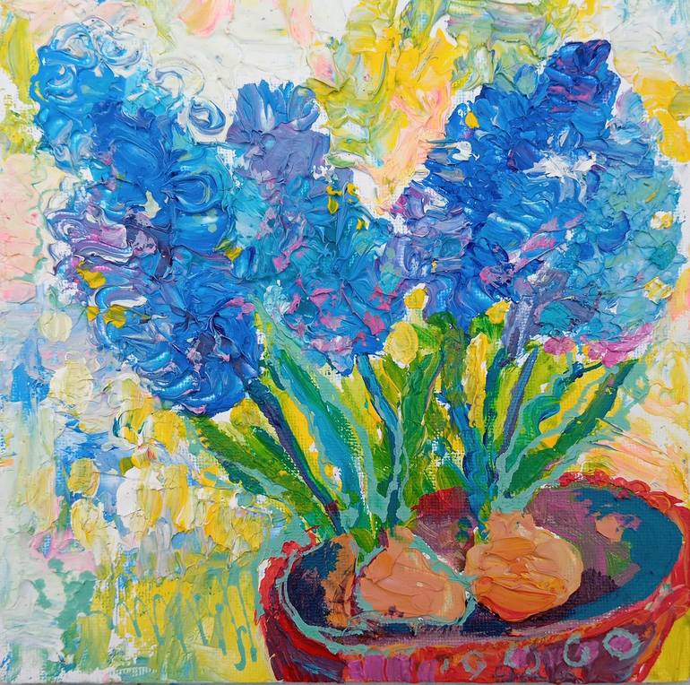 Original Contemporary Botanic Paintings by Iryna Kindritska