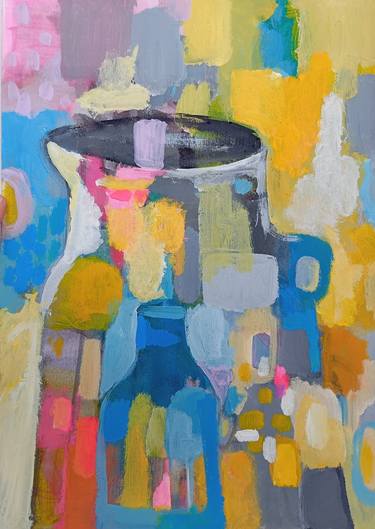 Original Abstract Still Life Paintings by Iryna Kindritska