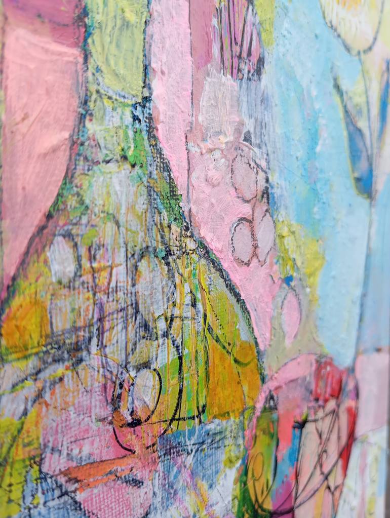 Original Conceptual Abstract Painting by Iryna Kindrytska