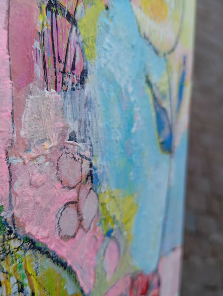 Original Conceptual Abstract Painting by Iryna Kindrytska