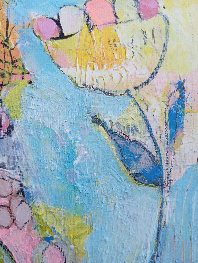 Original Conceptual Abstract Painting by Iryna Kindrytska