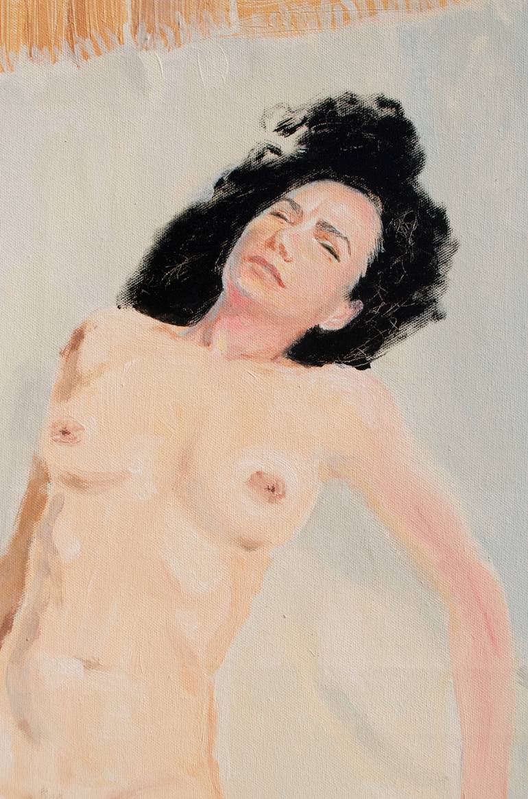 Original Classicism Nude Painting by Angela Kushchyk
