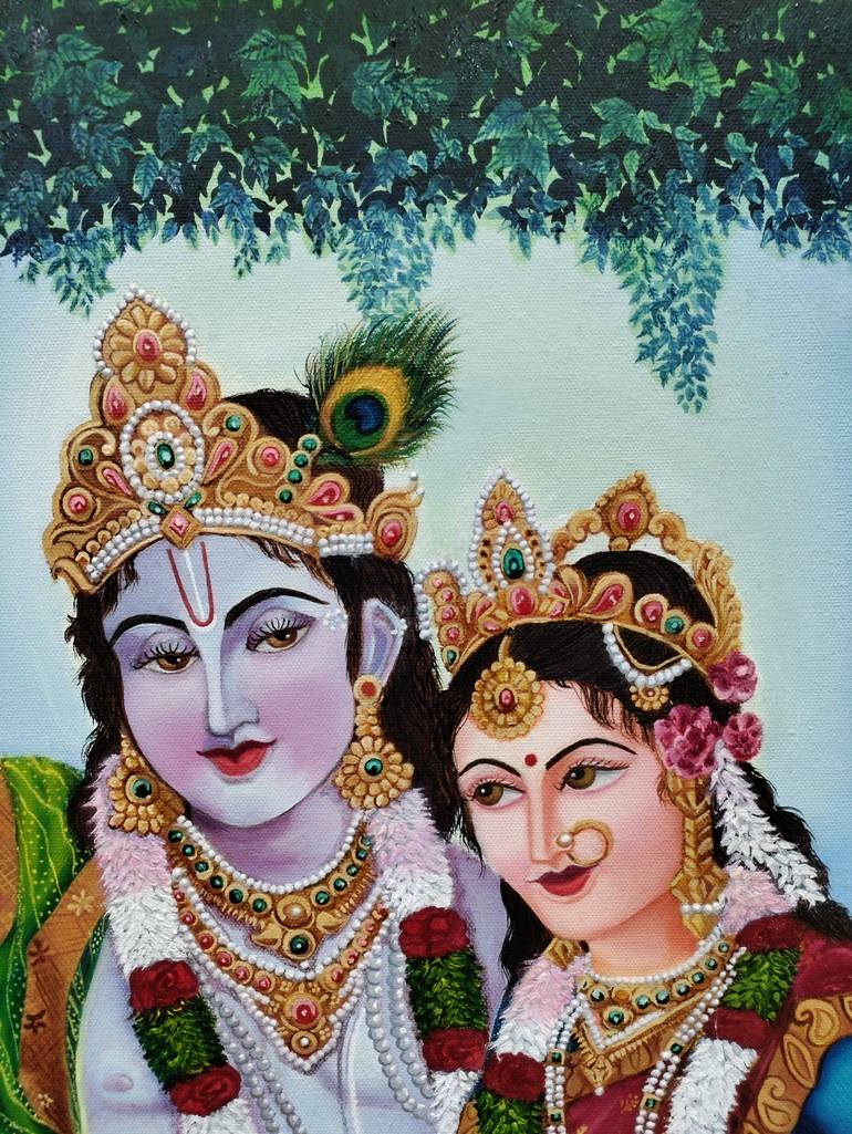 Original Figurative Religion Painting by Kanisha Ghael