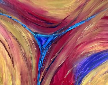 Original Abstract Painting by Frankie Smith