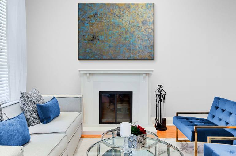 Original Abstract Painting by Suzanne Farman