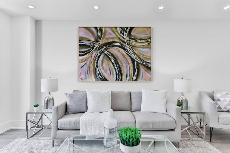 Original Abstract Painting by Suzanne Farman