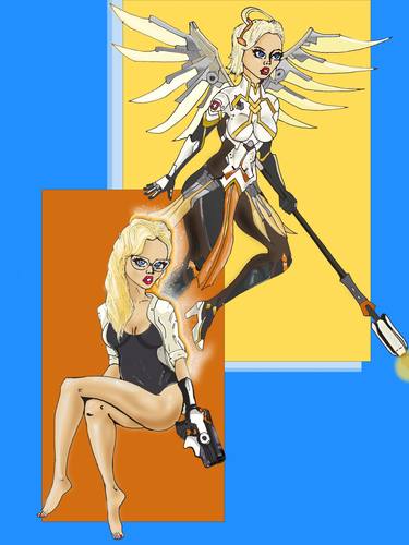 Mercy Overwatch Fan Art thumb