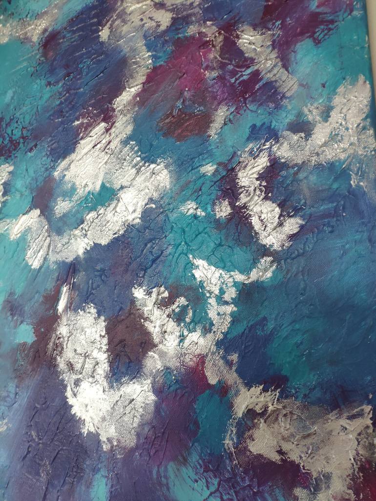 Original Art Deco Abstract Painting by Alukera Li